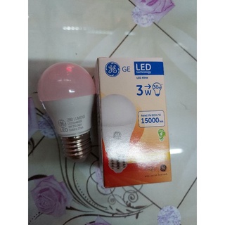 หลอด LED ยี่ห้อ GE 3W แสงวอม