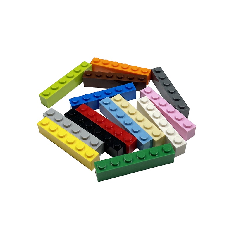 [Funbrick] บล็อคตัวต่อ รูปอิฐ 1x6 3009 เข้ากันได้กับของเล่นตัวต่อ แบรนด์ดัง MOC DIY 50 ชิ้น - รูปที่ 2