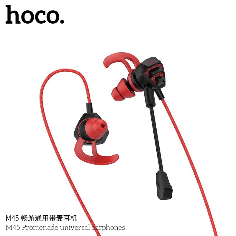 Hoco M45 หูฟังพร้อมไมค์ สำหรับเล่นเกมส์ - meedeehitech - ThaiPick
