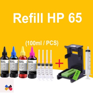 hp 65 หมึก hp 65xl หมึก hp65xl หมึกสากล เข้ากันได้สำหร HP 2625 2628 2630 2632 3720 3721 3722 2600 2620 2622 2621 2623