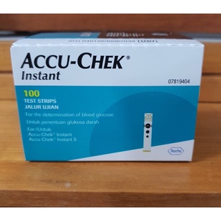 ของแท้! รุ่นใหม่ accu-chek instant strip 100ชิ้น แผ่นตรวจ accuchek