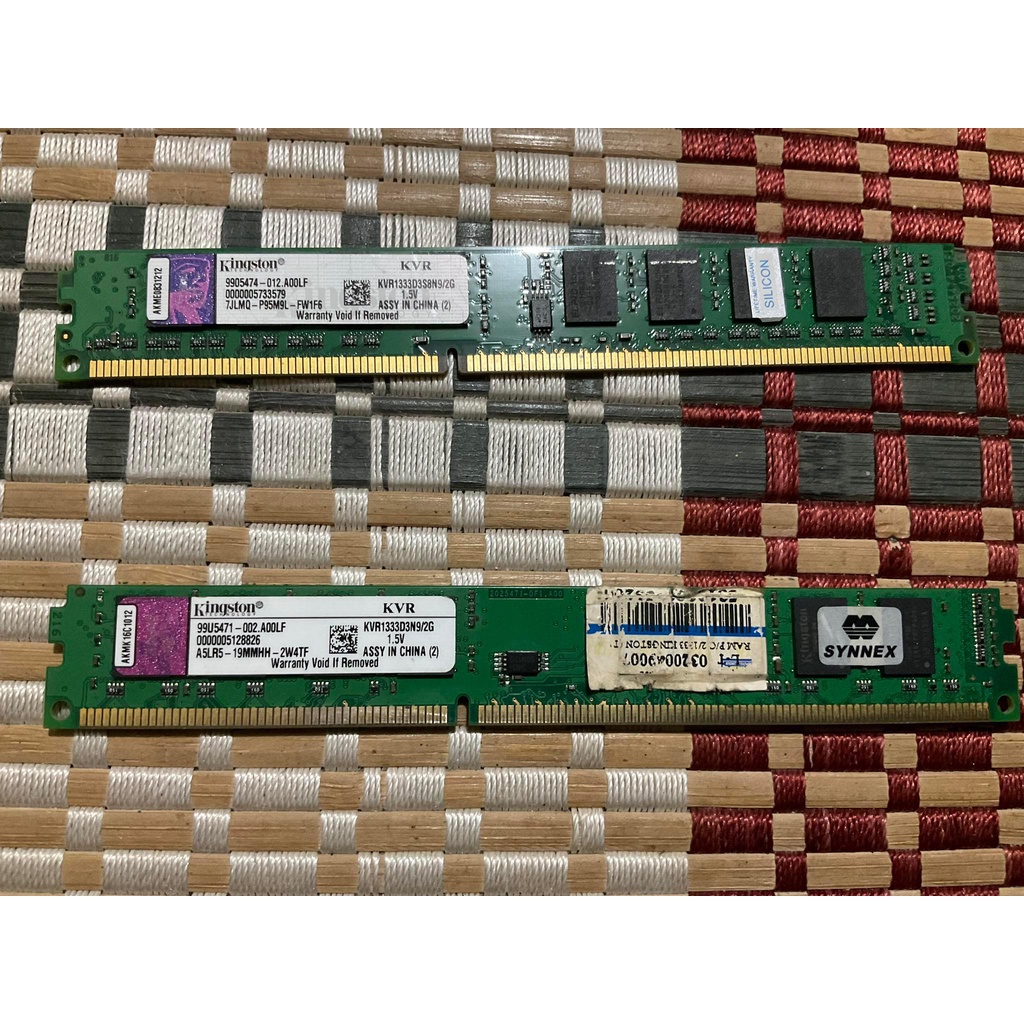 Ram Kingston DDR3 4G 2x2 Bus 1333