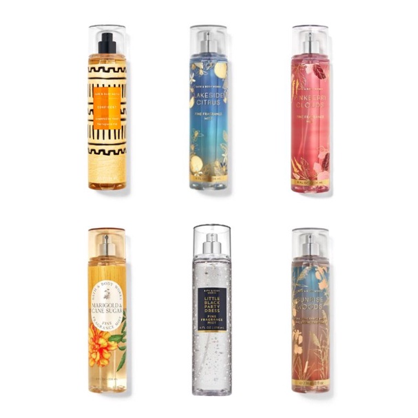 ของแท้/พร้อมส่ง Bath and Body Works Fine Fragrance Mist 236ml. สเปรย์น้ำหอมBBW