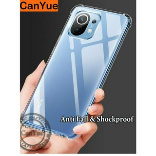 Xiaomi Mi 11 10T Pro Lite POOC X3 NFC M3 PocoX3 Mi11 Shockproof Silicon Clear Case Airbag Cushion Soft Back Cover Transparent Phone Casing for xiaomi Mi10T Mi10TPro Mi10TLite poco x3 nfc pocoM3