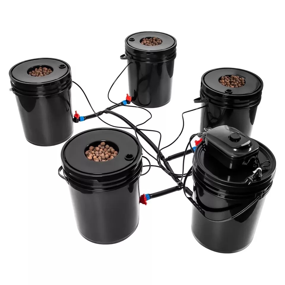 ชุดปลูกครบเซ็ท Hydroponic Grow System Deep Water Culture (DWC) Complete Kit (4 Bucket + Reservoir Kit) full set ราคา ถูกที่สุด ดีลบีเคเค แกลเลอรีภาพที่ 3