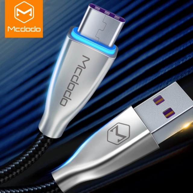 MCDODO นำแสง 5A ประเภท - c สายยูเอสบี C สายชาร์จข้อมูล USB-C ประเภท C สำหรับ Samsung S9 s8 Oneplus 5 5 ครั้ง Nexus 5X