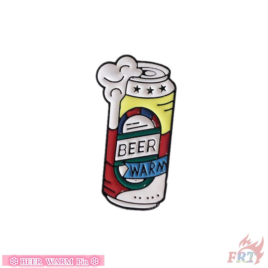 &gt; Ready Stock &lt; ❉ BEER WARM Pin ❉1Pc Metal Cosplay Collection Brooches