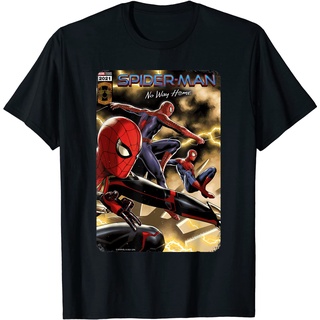 เสื้อยืด พิมพ์ลายการ์ตูน Marvel Spider-Man No Way Home Spider สําหรับผู้ชายS-5XL