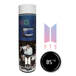 BTS Special Edition Thermos C แก้วเก็บความร้อน-เย็นมีตัวเลขไฟแอลอีดีแสดงอุณหภูมิลายบีทีเอสสุดน่ารักรุ่นพิเศษ