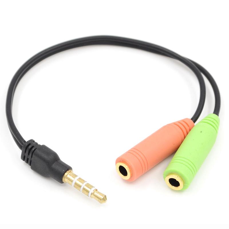 Audio Jack Adaptor Cable Combo 3.5mm Male 4 Pole to 3.5mm Female