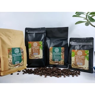 กาแฟคั่ว/คั่วกลางบดละเอียด1กิโลกรัม (Ground Coffee beans Fullcity roast)อาราบิก้่า100%กาแฟเทพเสด็จ