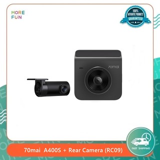 70mai Dash Cam A400S with Rear Camera (RC09) - 2K กล้องติดรถยนต์ ความละเอียด 1440P Quad HD