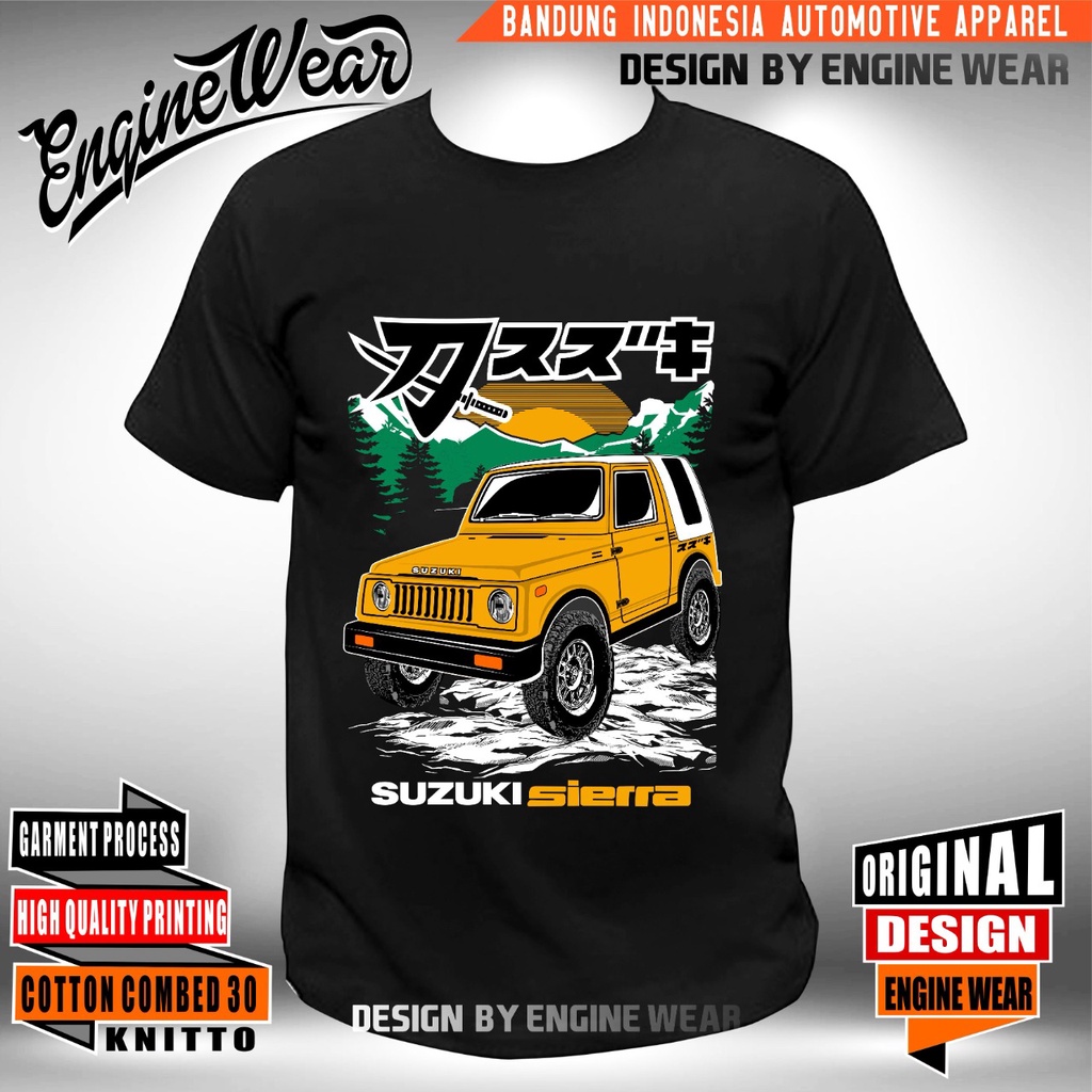 [S-5XL]เสื้อยืด พิมพ์ลายรถยนต์ jimny sierra Jeep Offroad suzuki jimny สําหรับผู้ชาย