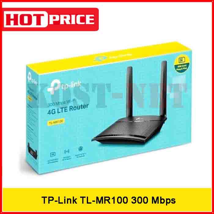 Tp Link Tl Mr100 300 Mbps เราเตอร ไร สาย N Router 4g Lte 2 550