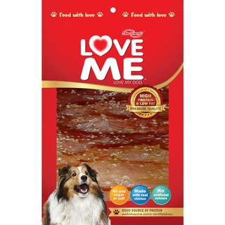 LOVEME ขนมสุนัข สันในแผ่นนิ่มโรยงา ขนาด270/250/125กรัม