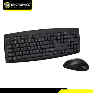 MicroPack KM-203W Keyboard &amp; Mouse Wireless Optical ไทย / ENG ประกันศูนย์ 1 ปี