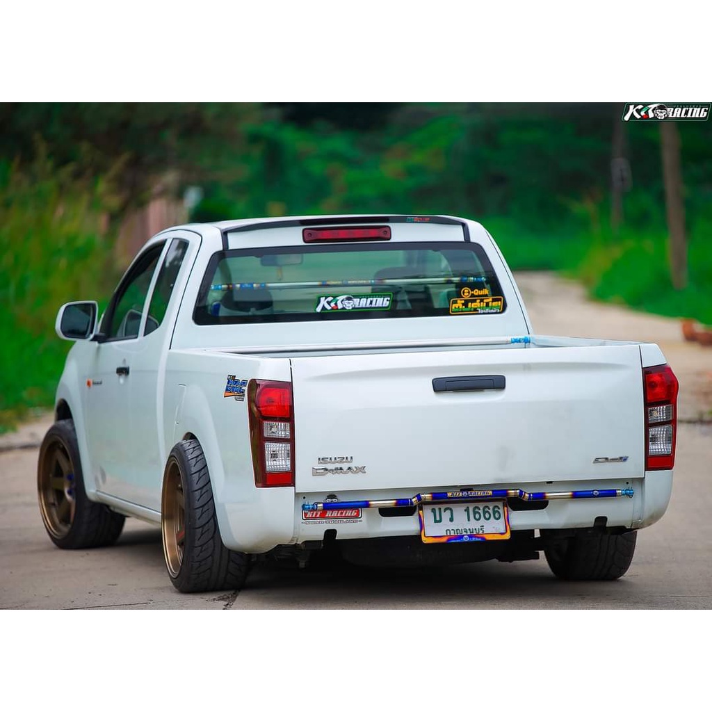 ค้ำหลบป้าย ค้ำหลบป้ายไทเทไดร์แท้ติดเพลทโลโก้ Kitracing พร้อมจ๊อย 1ชุด