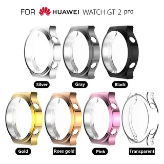 เคสป้องกันเต็มรูปแบบ แบบ TPU อุปกรณ์เสริมสำหรับนาฬิกาข้อมืออัจฉริยะ Huawei Watch GT2 Pro