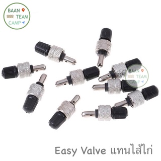 Easy Valve จุกลมจักรยาน ญี่ปุ่น แปลงจุกลมจักรยาน ไส้ไก่ จุกลม วาล์วอีซี่ ยางจักรยาน สูบลม ยางใน จุกลมไส้ไก่ รถ จักรยาน