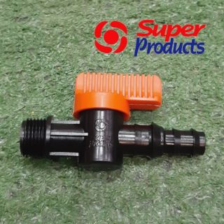 SuperProducts วาล์วPE 16-20มิล +เกลียวนอก1/2"