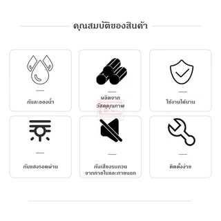 คิ้วประตู กันแมลง กั้นแอร์ กันแสงรอด ปิดช่องประตู กันแสงรอด ยาว 95 ซม. แบบสอด ติดตั้งง่าย