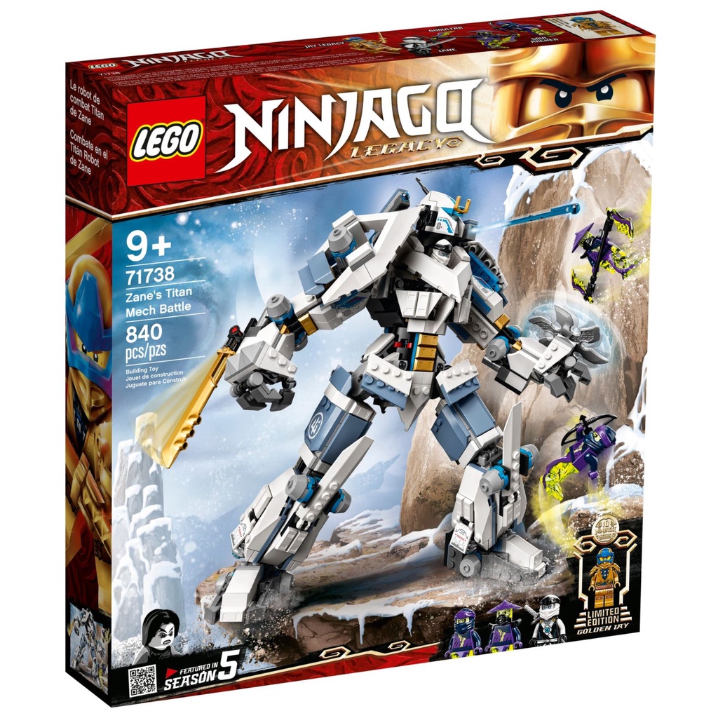 LEGO NINJAGO Zane's Titan Mech Battle 71738