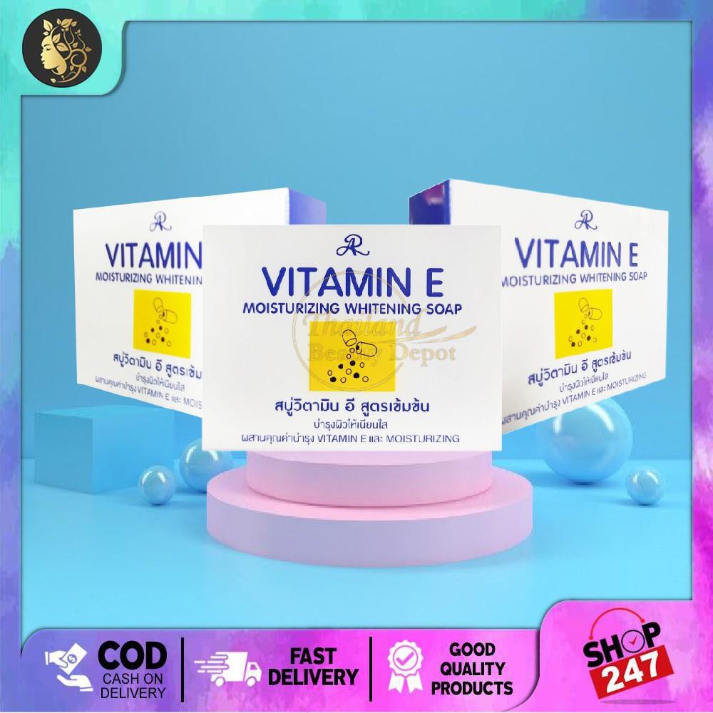 AR Vitamin E Moisturizing Whitening Soap 100g (Box) - gi8lvlqgdo - ThaiPick