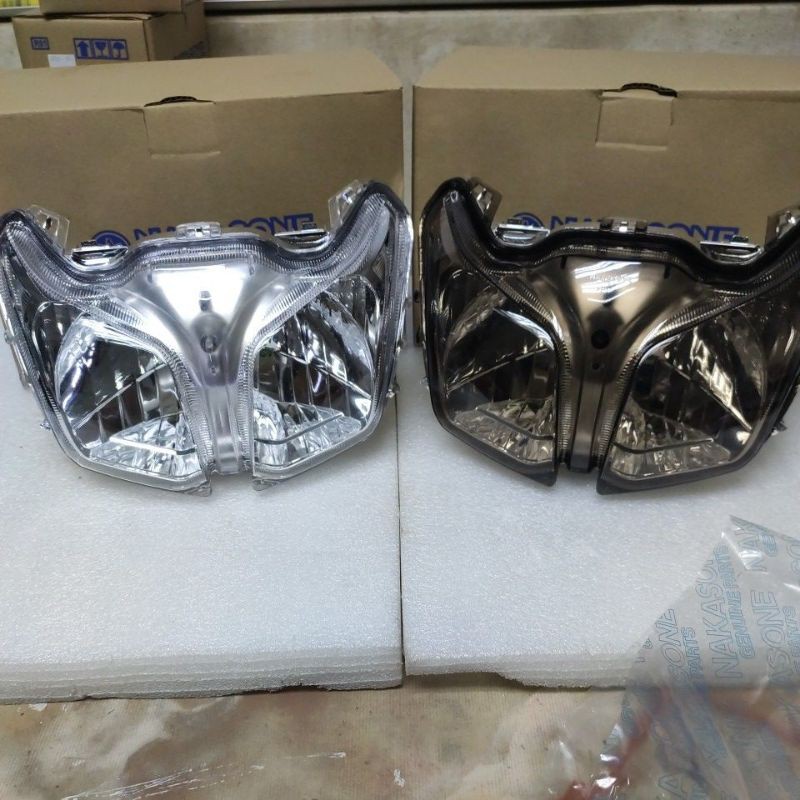 โคมไฟหัว lampu depan yamaha lagenda115fi lagenda 115 fi srl115fi srl115 fi (รมควัน/ดีบุก)