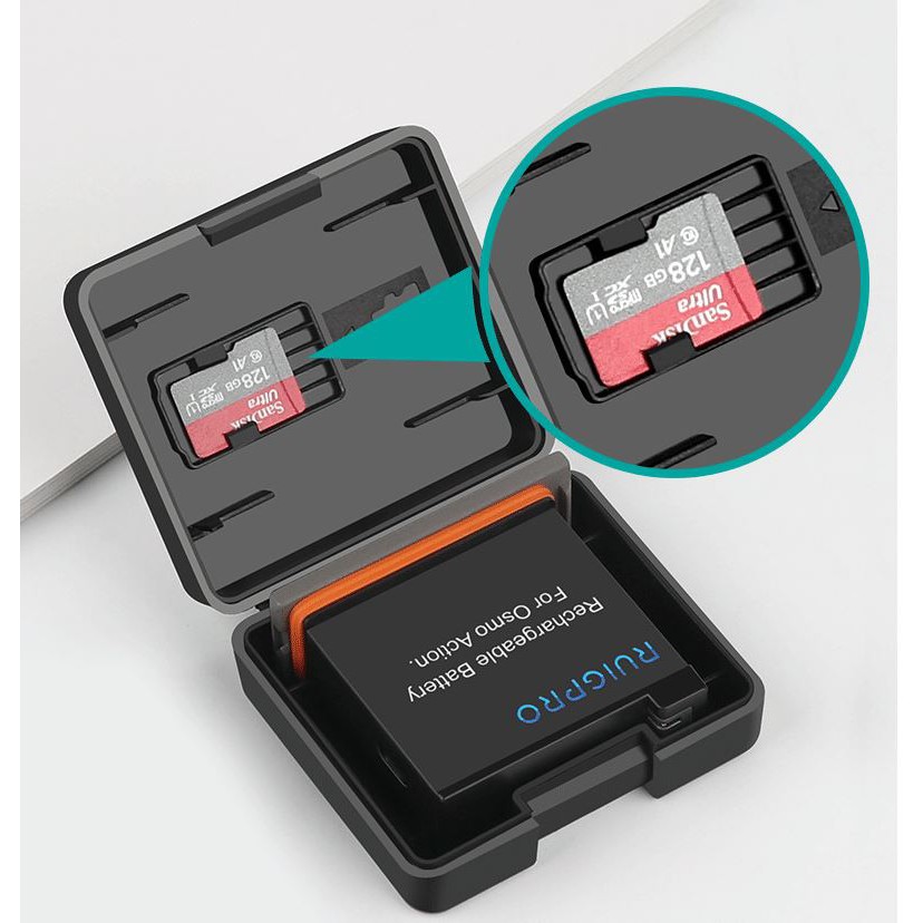 กล่องเก็บแบต Gopro ใส่ Micro SD ได้ กล่องใส่แบต Gopro