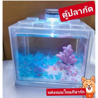🐟ตู้ปลาขนาดเล็ก🏡คายเครียด​ได้ดี​  🏠