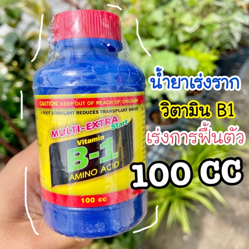 🎉เหลือ 14.- กรอกโค้ดDET50FEB ] B1 น้ำยาเร่งราก B-1 เร่งการฟื้นตัว น้ำยาB1 100 มล. บี1 วิตามินบำรุงต้