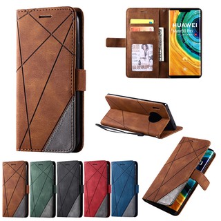 เคส Huawei Mate 30 P40 P30 Pro Lite Nova 3e 4e 7i Y7a Honor 9s เคสฝาพับ เคสหนัง เคสเคสโทรศัพท์หนังฝาพับพร้อมช่องใส่บัตรสําหรับ Huaweimate huaweinova Mate30 P 40 P 30 p40Pro p30pro mate30pro huaweiy7a Nova3e Honor9s เคสหัวเว่ย เคสหัวเว่ยp40 เคสหัวเว่ยp30