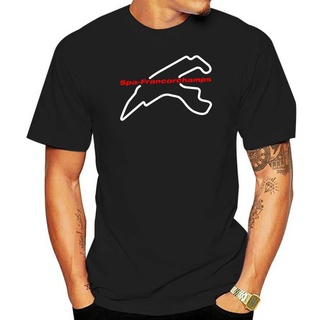 เสื้อยืดผ้าฝ้ายพิมพ์ลายขายดี เสื้อยืด พิมพ์ลาย Belgium Spa Francorchamps Race Track สไตล์เรโทร สําหรับผู้ชาย