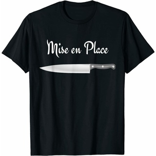 ลดราคา เสื้อยืดลําลอง แขนสั้น พิมพ์ลาย Mise En Place เหมาะกับฤดูร้อน สําหรับผู้ชาย เชฟ ของขวัญ