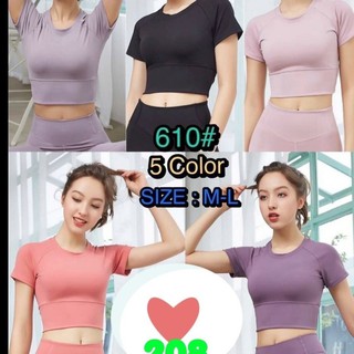 เสื้อครอปออกกำลังกาย610