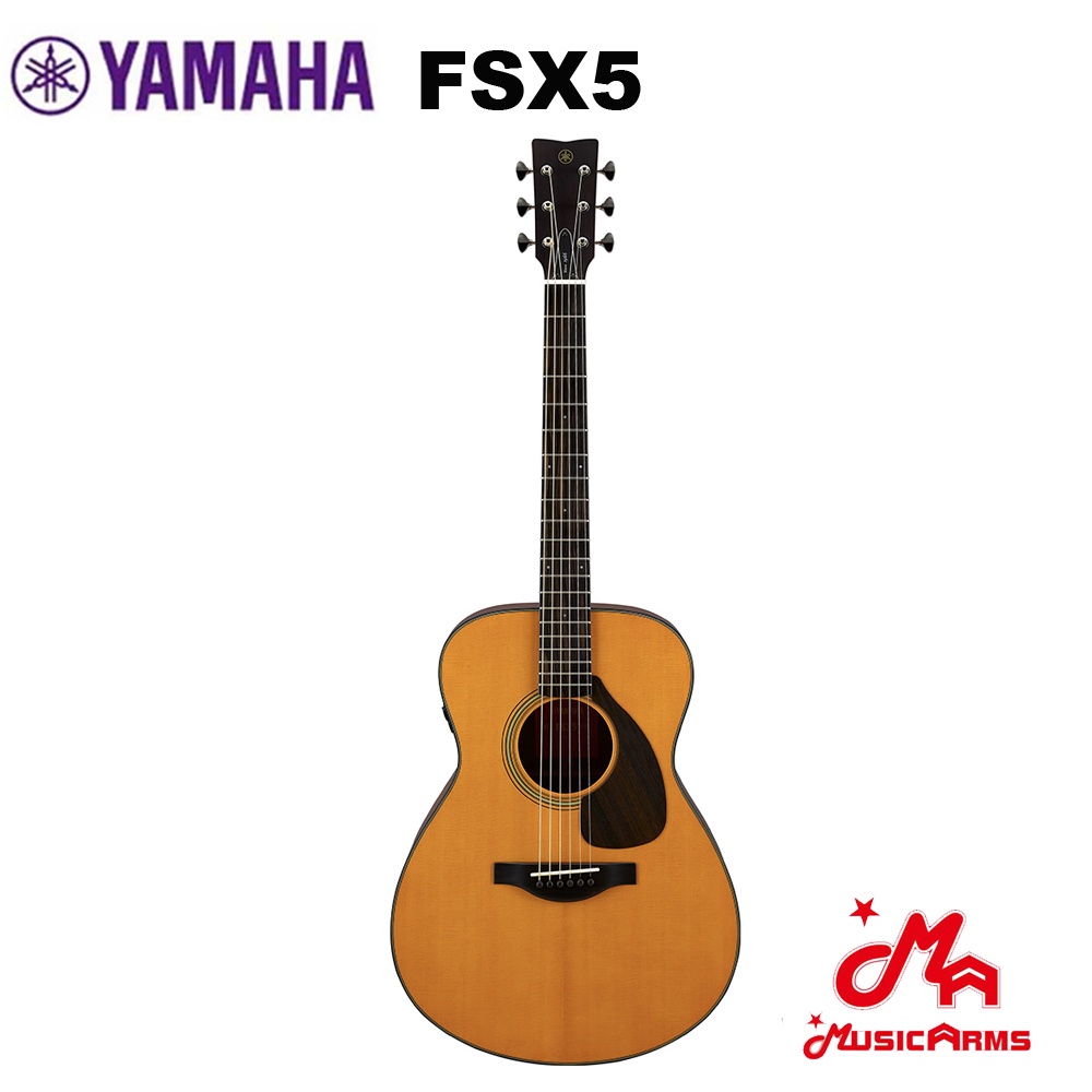 Yamaha FSX5 กีตาร์โปร่งไฟฟ้า FSX5 Acoustic Guitar + Hard Case ฮาร์ดเคส
