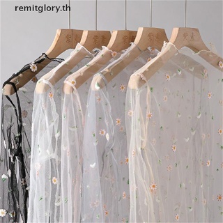 【remitglory】เสื้อยืดซีทรู แขนยาว คอเต่า ผ้าตาข่ายโปร่งใส สําหรับผู้หญิง【TH】