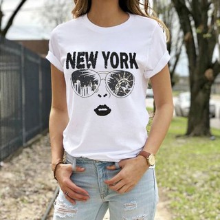 เสื้อยืดปักเลื่อมnewyork