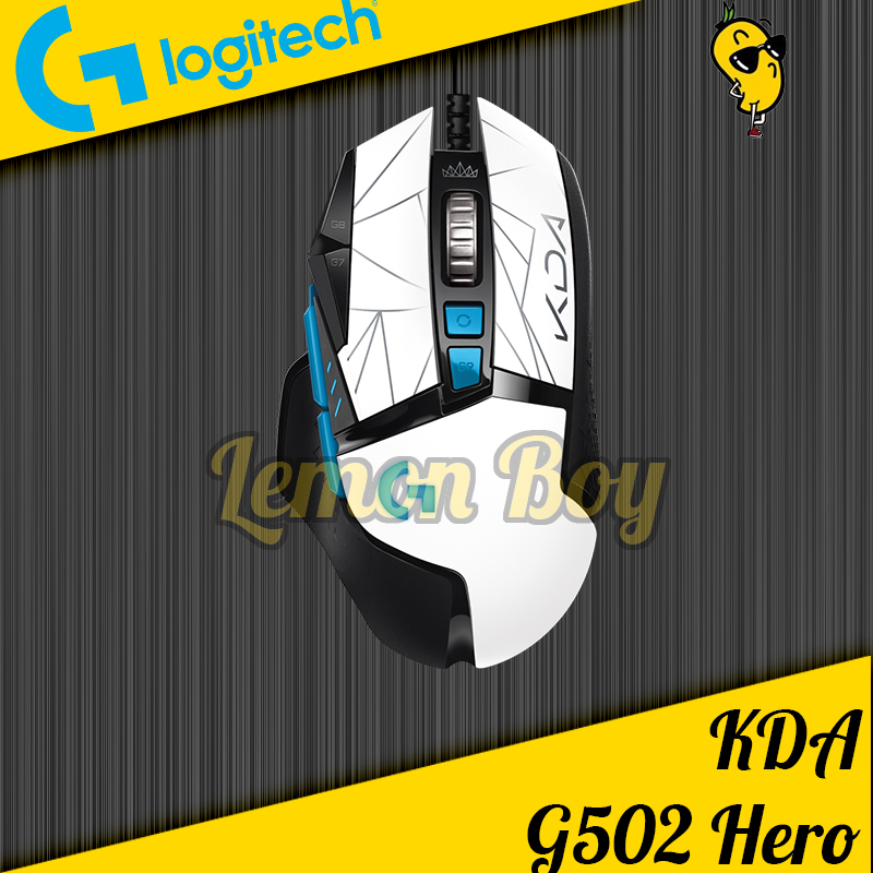 จัดส่งจากกรุงเทพ Logitech G502 Hero KDA เมาส์เกมมิ่งมีสาย 25K ออปติคอล 25600 DPI เซนเซอร์ ออกแบบตามส