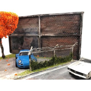ฉาก Old walk สวยสมจริง diorama