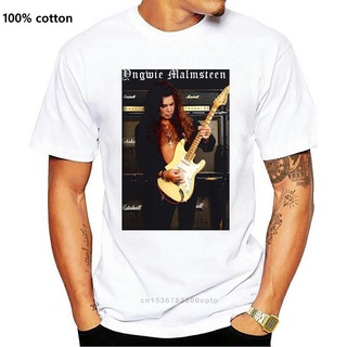 เสื้อยืดคอกลม แขนสั้น พิมพ์ลาย Yngwie Malmsteen Heavy Metal Guitarist แฟชั่นฤดูร้อน สําหรับผู้ชาย 427841Size S-5XL