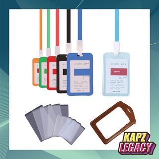 สติกเกอร์ป้ายชื่อ ID Card Holder Work Badge Name Tag Business Card Sleeve Touch Go Access LRT MRT KTM TNG Kad IC ATM Debit Card