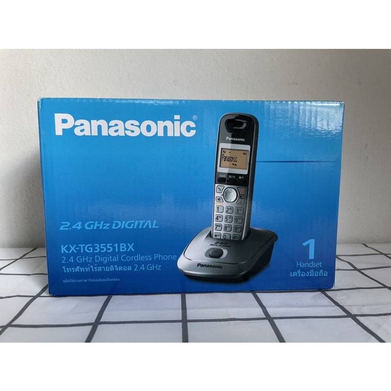 โทรศัพท์ไร้สาย Panasonic รุ่น KX-TG3551BX โทรศัพท์บ้าน โทรศัพท์ออฟฟิศ