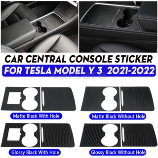 Tesla แผ่นแพทช์คาร์บอนไฟเบอร์ สําหรับ Tesla Model3/Y 2021-2022