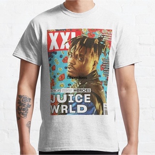 ROUNDคอลูกเรือNeckใหม่ เสื้อยืด พิมพ์ลาย X Juice Wrld Ekebdc81Blbpch58 สําหรับผู้ชาย-4XL