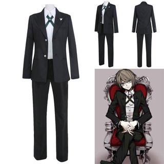 เสื้อแจ็กเก็ตคอสเพลย์ Byakuya Danganronpa Togami สีดํา