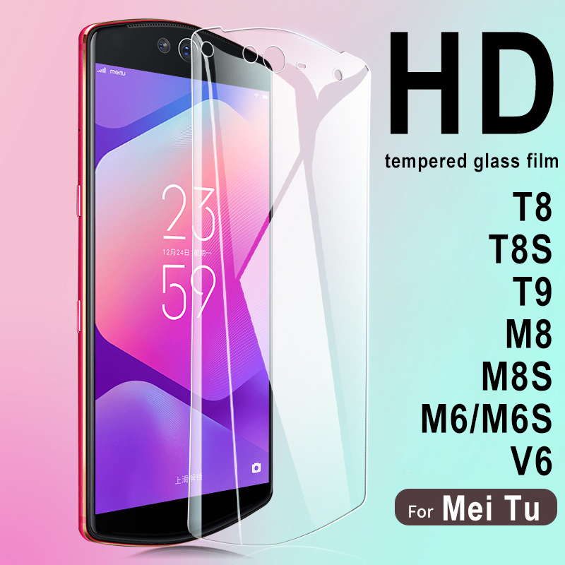 ฟิล์มกระจกนิรภัย สําหรับ Meitu T9 T8 T9 Limited Edition T8S V7 V6 M8 M8S M6 M6S