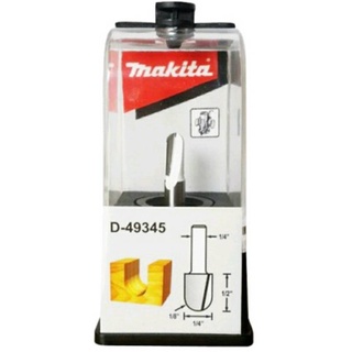 ดอกเร้าเตอร์ ยี่ห้อ MAKITA รุ่น D-49345 ดอกตัว U 1/4" ก้าน 1/4"