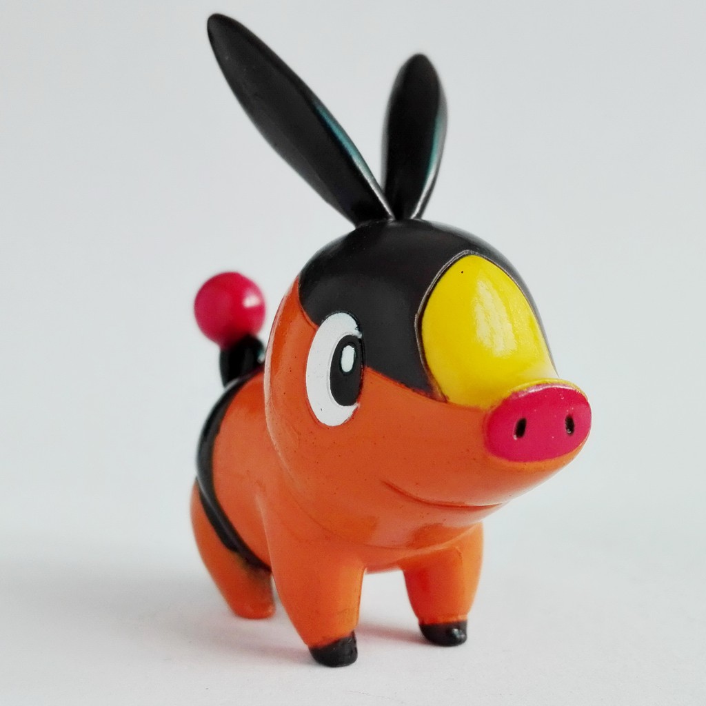 โพคาบู โปเกมอน โปเกม่อน ฟิกเกอร์ โมเดล อนิเมะ Tepig POKABU Pokemon ANIME FIGURE Model TOMY ของแท้