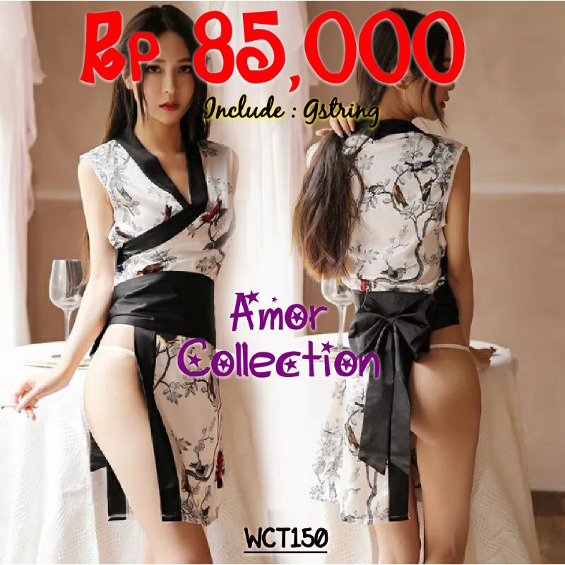 ชุดชั้นในคอสตูมขาวนินจาญี่ปุ่น (WCT150) by AMOR COLLECTION